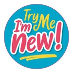 TRY ME, I'M NEW CIRCLE LABEL